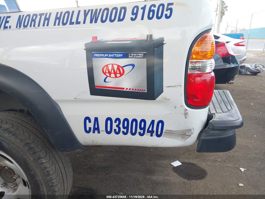 2002 Toyota Tacoma Prerunner VIN: 5TENM92N72Z134918 Lot: 43720656