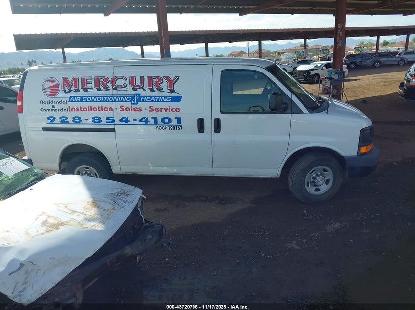 2016 Chevrolet Express 2500 Work Van VIN: 1GCWGAFFXG1226039 Lot: 43720706