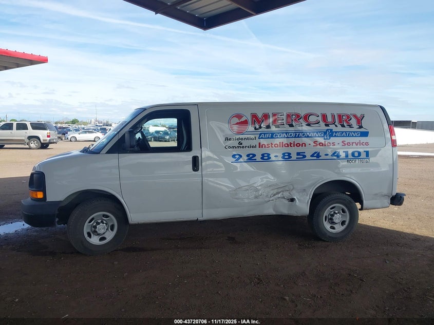 2016 Chevrolet Express 2500 Work Van VIN: 1GCWGAFFXG1226039 Lot: 43720706