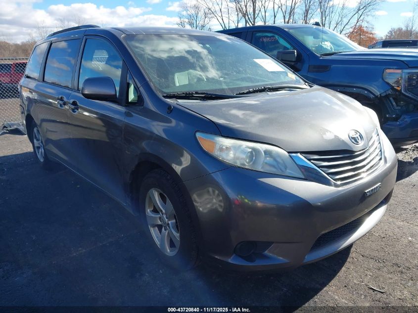 TOYOTA SIENNA LE V6 8 PASSENGER