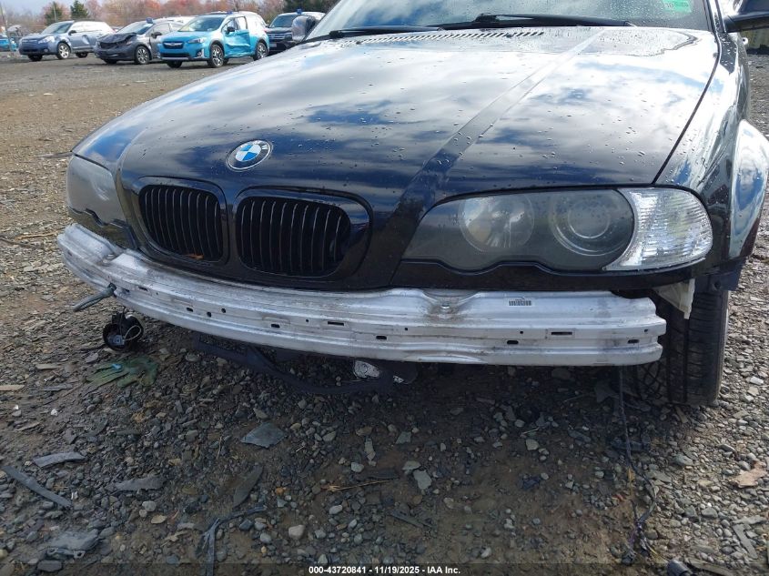 2001 BMW 325Ci VIN: WBABS33421JY55858 Lot: 43720841