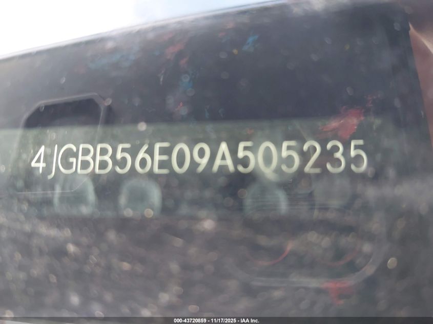 2009 Mercedes-Benz Ml 350 VIN: 4JGBB56E09A505235 Lot: 43720859
