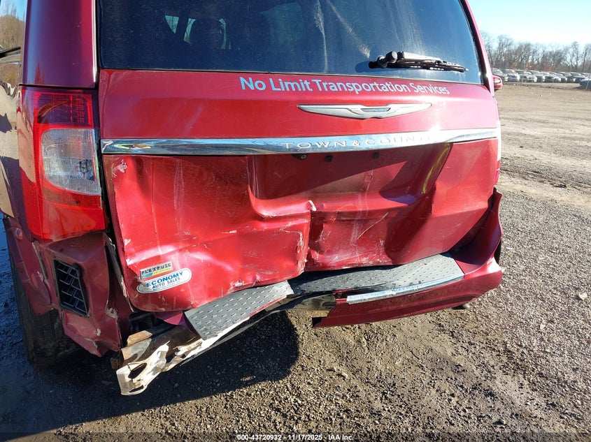 2014 Chrysler Town & Country Touring VIN: 2C4RC1BG2ER294741 Lot: 43720932