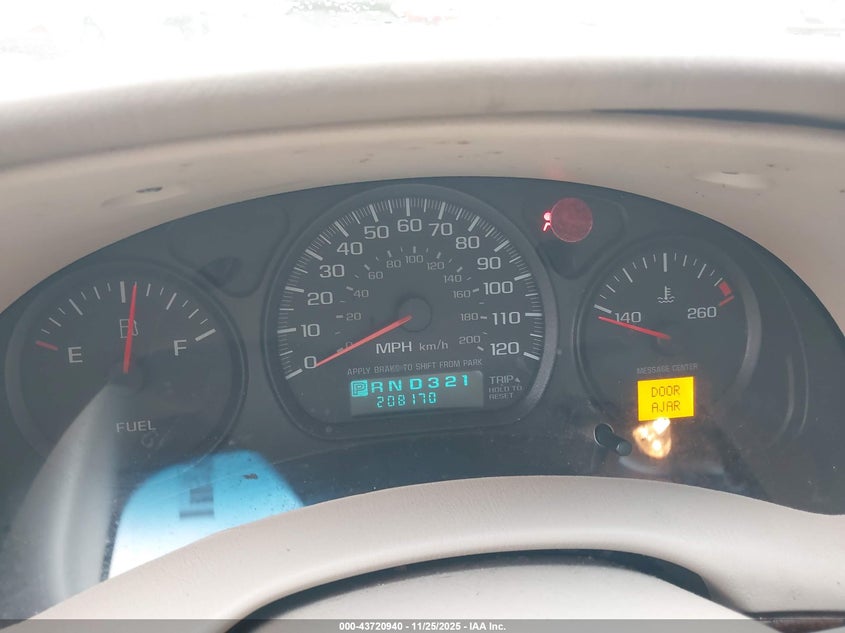 2003 Chevrolet Impala VIN: 2G1WF52E139289102 Lot: 43720940