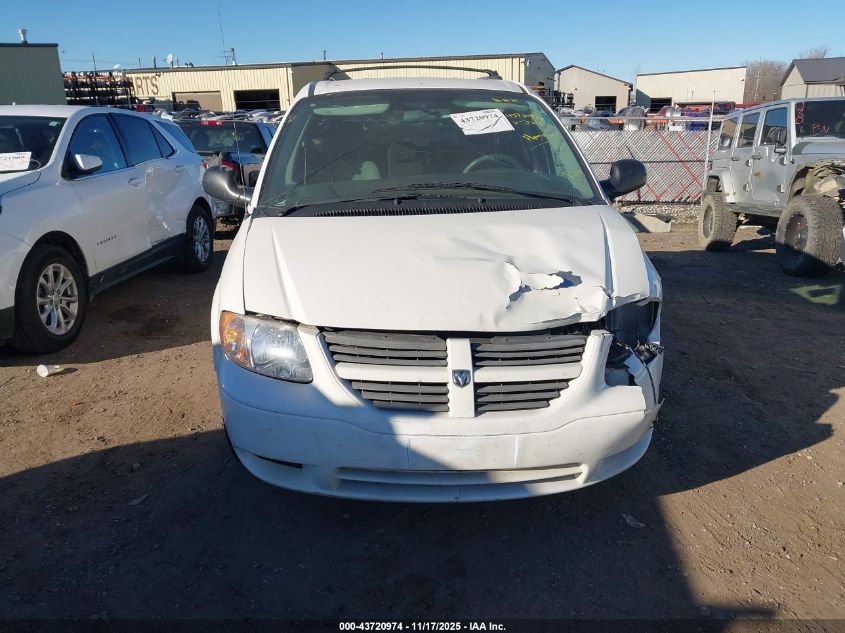 2007 Dodge Grand Caravan Se VIN: 1D4GP24R77B262260 Lot: 43720974