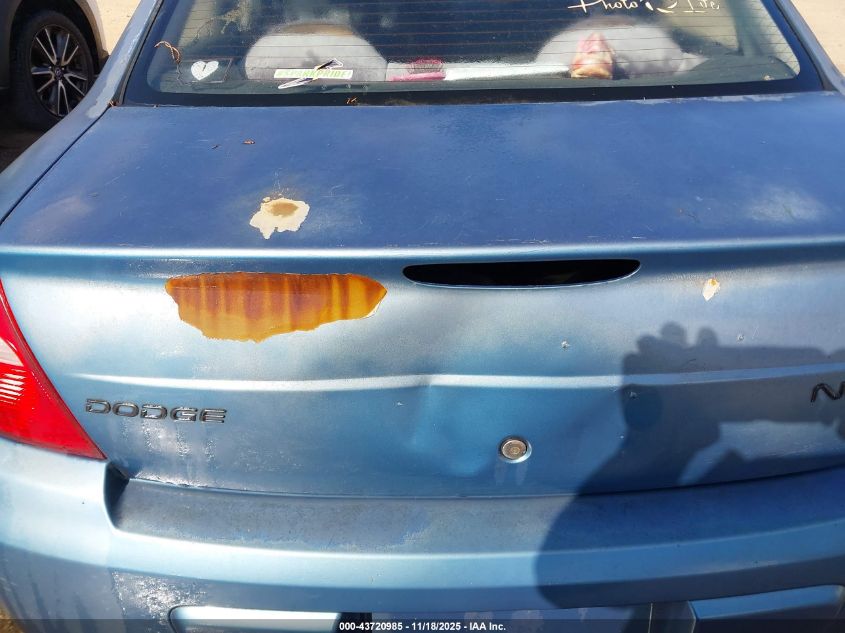 2003 Dodge Neon Se VIN: 1B3ES26C83D230011 Lot: 43720985