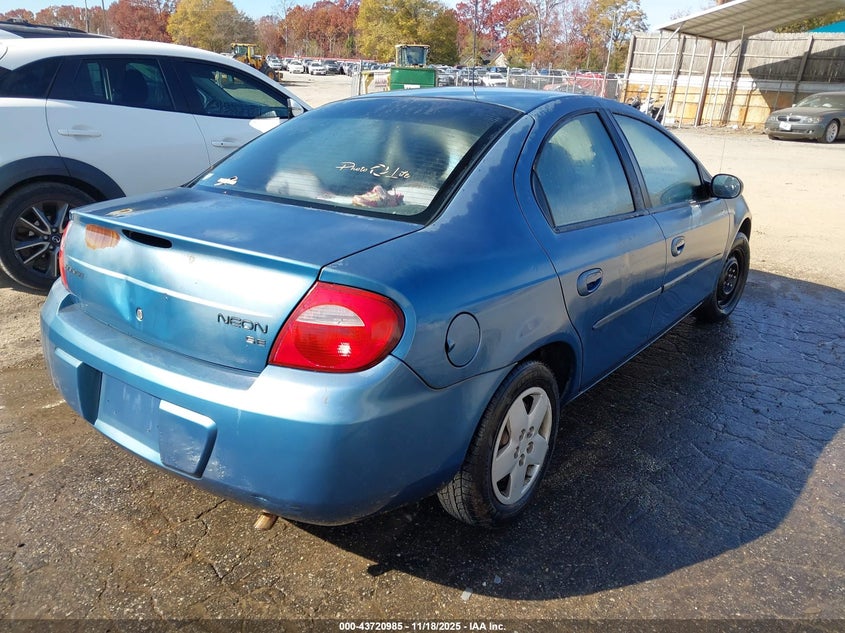1B3ES26C83D230011 2003 DODGE NEON photo no. 4