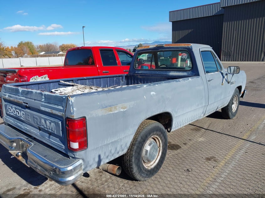 1B7KD2452HS396351 1987 DODGE D/W SERIES photo no. 4