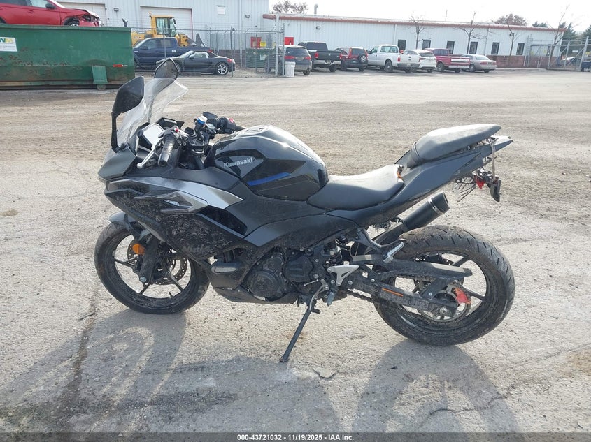 2025 Kawasaki Ex500 A/B VIN: ML5EXGJ11SDA48360 Lot: 43721032