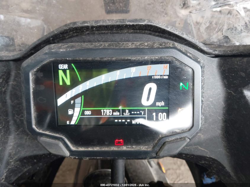 2025 Kawasaki Ex500 A/B VIN: ML5EXGJ11SDA48360 Lot: 43721032