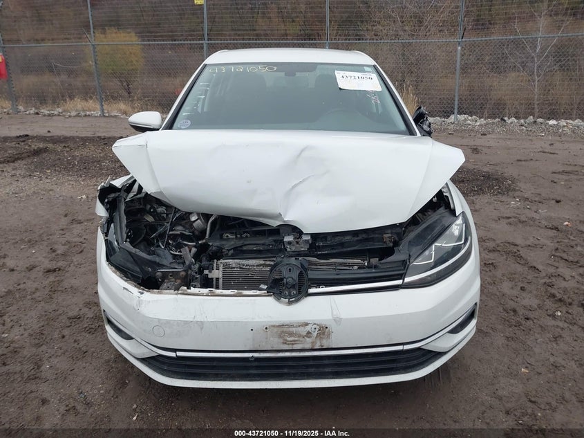 2019 Volkswagen Golf 1.4T S/1.4T Se VIN: 3VWG57AUXKM019825 Lot: 43721050