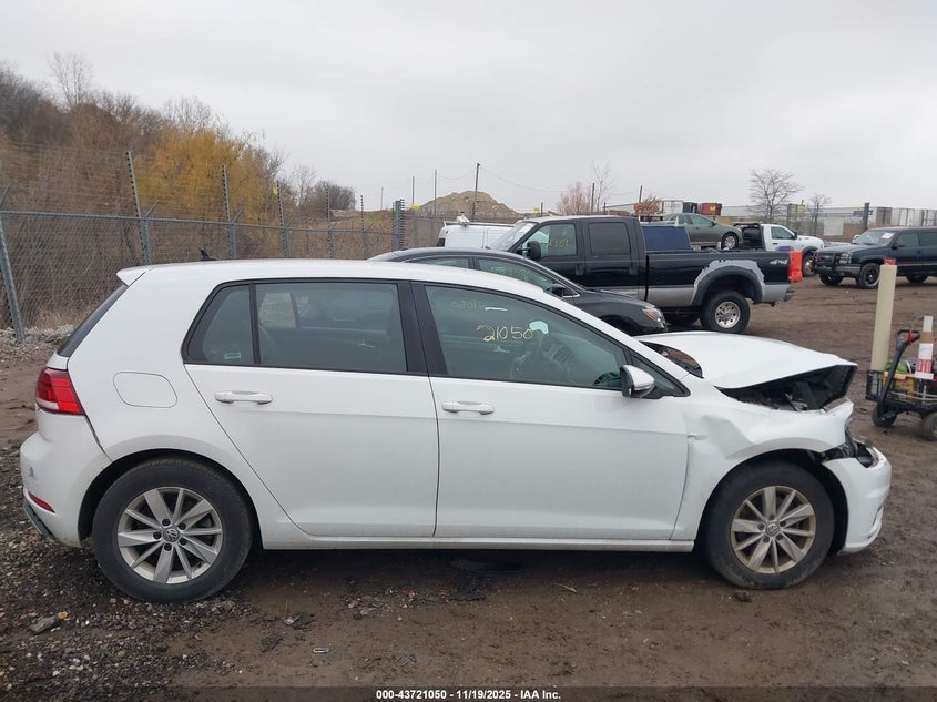 2019 Volkswagen Golf 1.4T S/1.4T Se VIN: 3VWG57AUXKM019825 Lot: 43721050