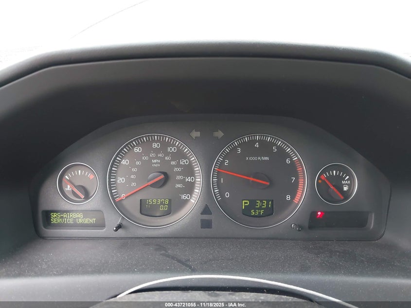 2008 Volvo S60 2.5T VIN: YV1RS592582675968 Lot: 43721055