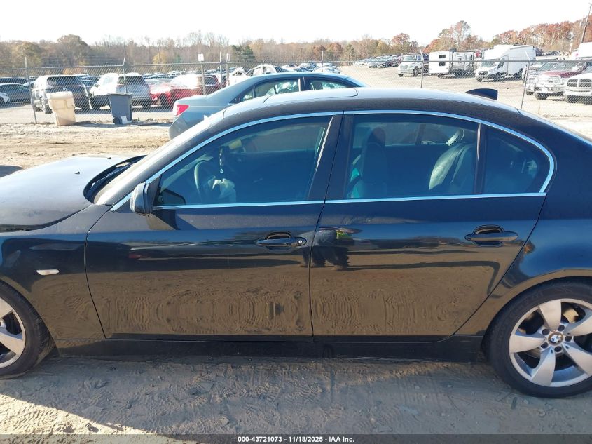2006 BMW 525I VIN: WBANE53546CK88640 Lot: 43721073