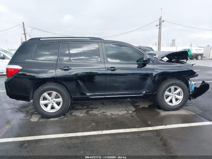 2009 Toyota Highlander VIN: JTEDS41A692092996 Lot: 43721113