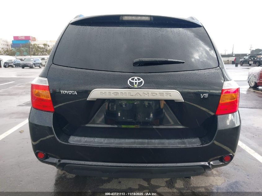 2009 Toyota Highlander VIN: JTEDS41A692092996 Lot: 43721113