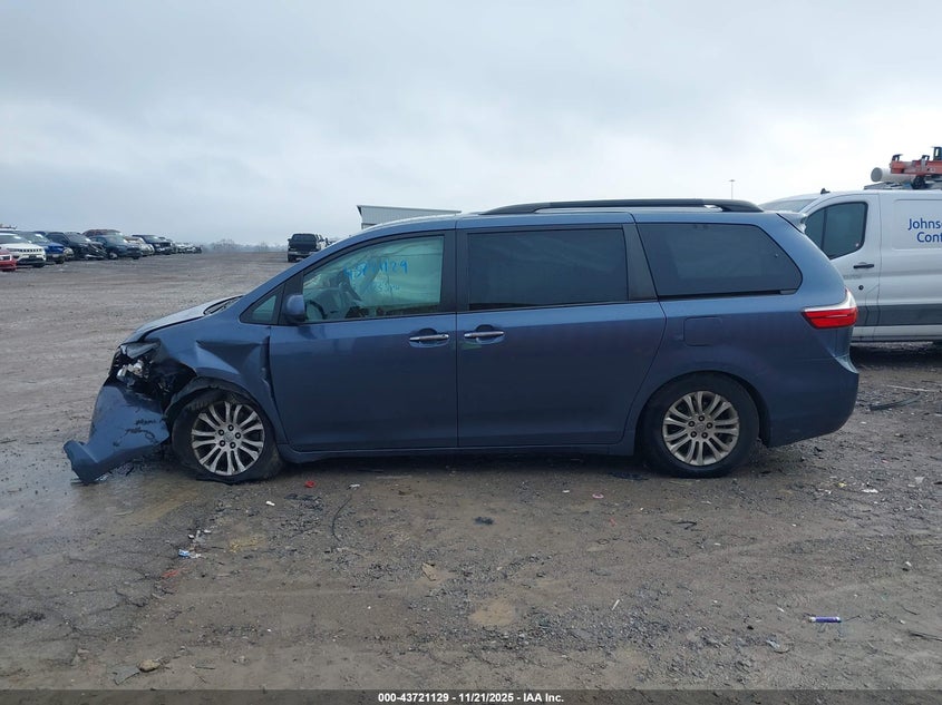 2015 Toyota Sienna Xle 8 Passenger VIN: 5TDYK3DC5FS639225 Lot: 43721129