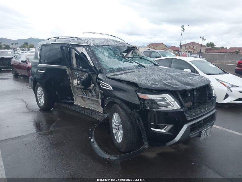 2021 Nissan Armada Sv 4Wd VIN: JN8AY2AD5M9662317 Lot: 43721135