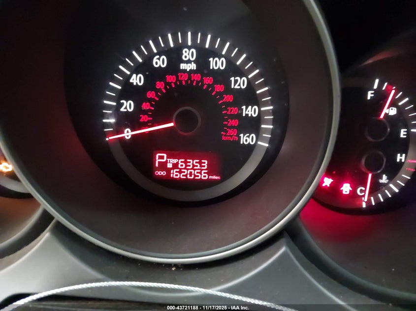 2009 Kia Optima Lx VIN: KNAGE228995323510 Lot: 43721188