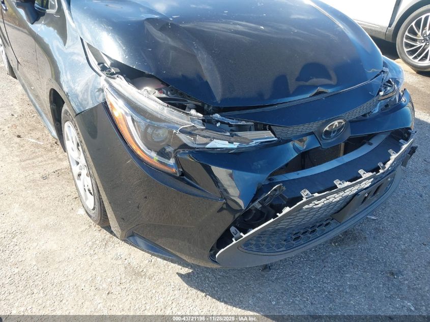 2021 Toyota Corolla Le VIN: JTDEPMAE6MJ126396 Lot: 43721198