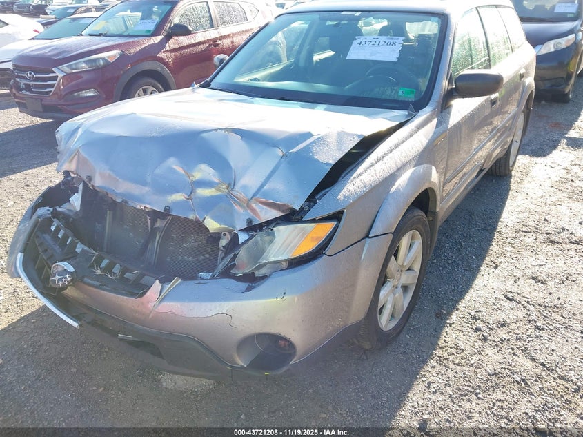 2008 Subaru Outback 2.5I/2.5I L.l. Bean Edition VIN: 4S4BP61CX87360360 Lot: 43721208