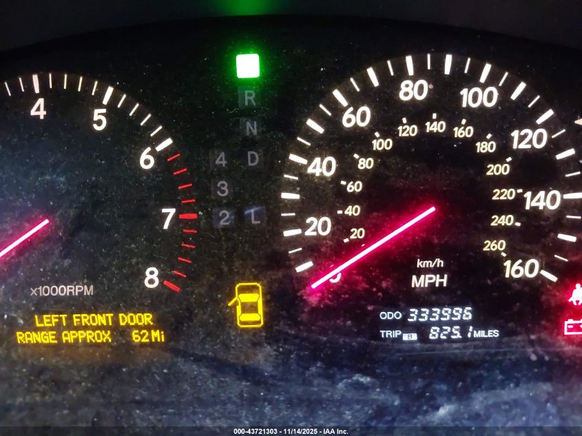 2001 Lexus Ls 430 VIN: JTHBN30F110043259 Lot: 43721303