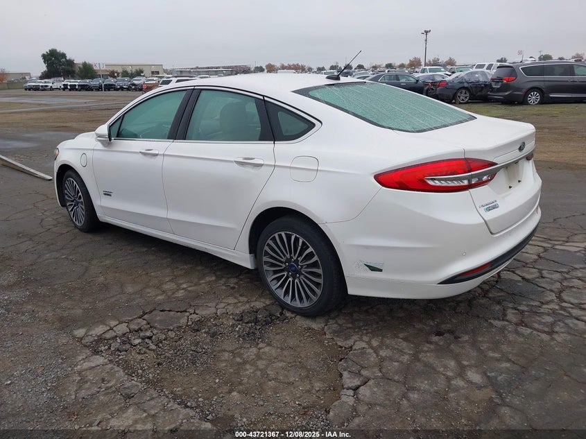 Vin: 3fa6p0pu8jr161749, lot: 44216727, ford fusion energi se luxury 20183