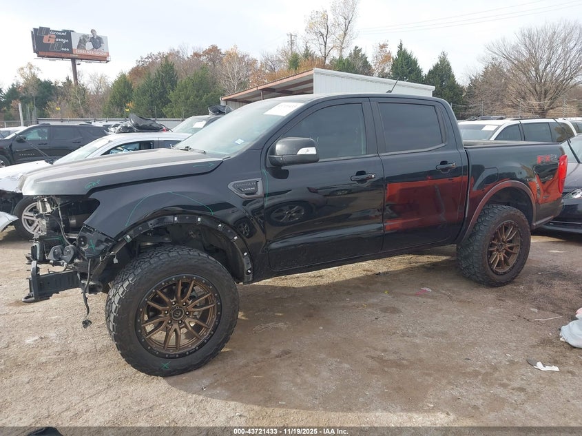 2021 Ford Ranger Lariat VIN: 1FTER4EH1MLD80455 Lot: 43721433