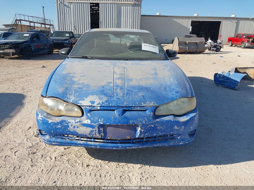 2004 Chevrolet Monte Carlo Ls VIN: 2G1WW12E949316816 Lot: 43721461