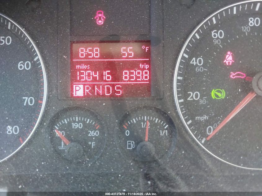 2008 Volkswagen Jetta Se/Sel VIN: 3VWRZ71K48M033580 Lot: 43721479