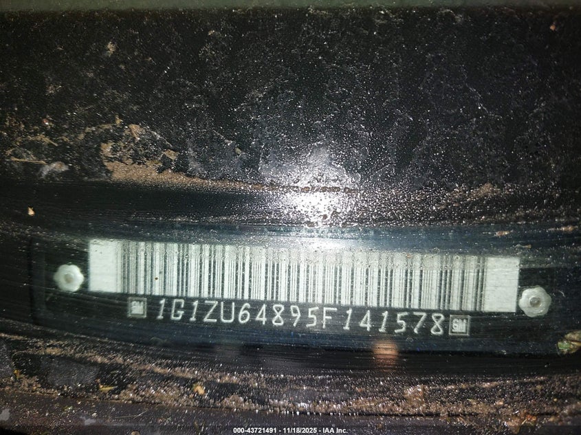 2005 Chevrolet Malibu Maxx Lt VIN: 1G1ZU64895F141578 Lot: 43721491