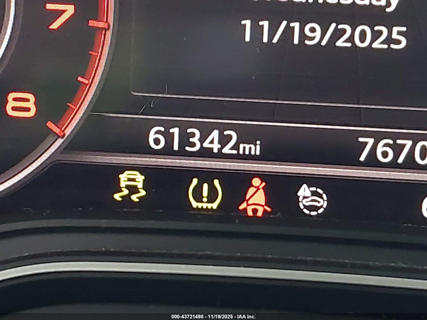 2019 Audi Q5 45 Premium VIN: WA1BNAFY6K2039898 Lot: 43721498