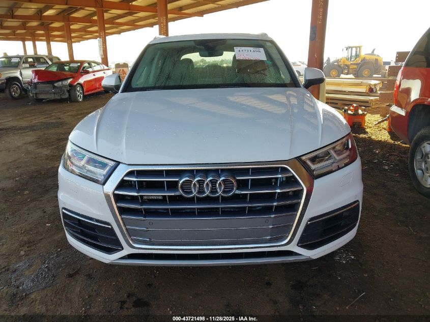 2019 Audi Q5 45 Premium VIN: WA1BNAFY6K2039898 Lot: 43721498