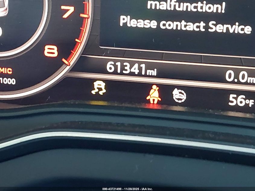 2019 Audi Q5 45 Premium VIN: WA1BNAFY6K2039898 Lot: 43721498