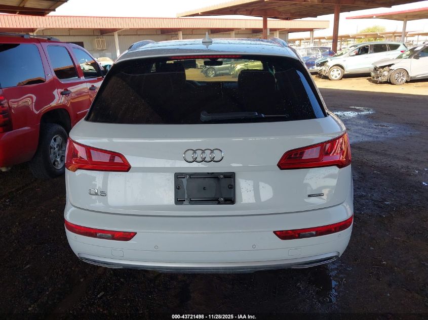 2019 Audi Q5 45 Premium VIN: WA1BNAFY6K2039898 Lot: 43721498