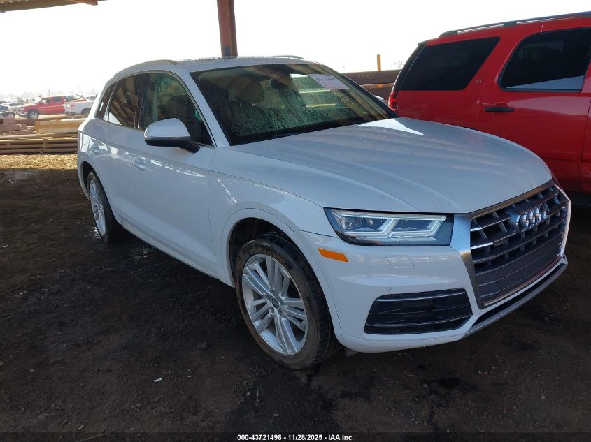 2019 Audi Q5 45 Premium VIN: WA1BNAFY6K2039898 Lot: 43721498
