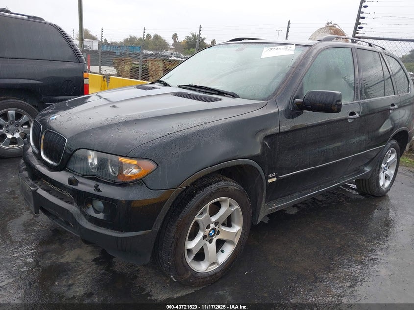 2005 BMW X5 3.0I VIN: 5UXFA13555LY12256 Lot: 43721520