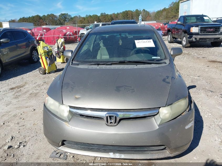 2008 Honda Civic Ex VIN: 1HGFA16888L086552 Lot: 43721548