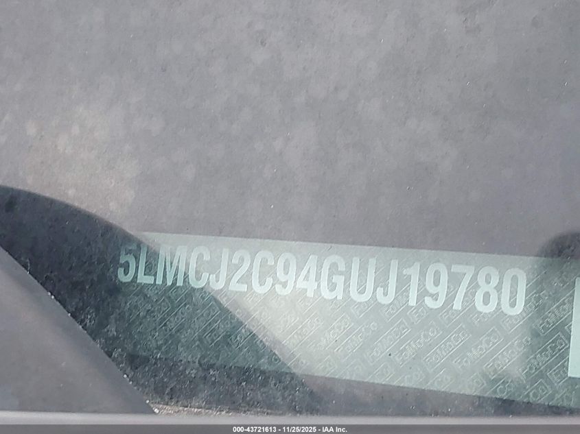 2016 Lincoln Mkc Select VIN: 5LMCJ2C94GUJ19780 Lot: 43721613