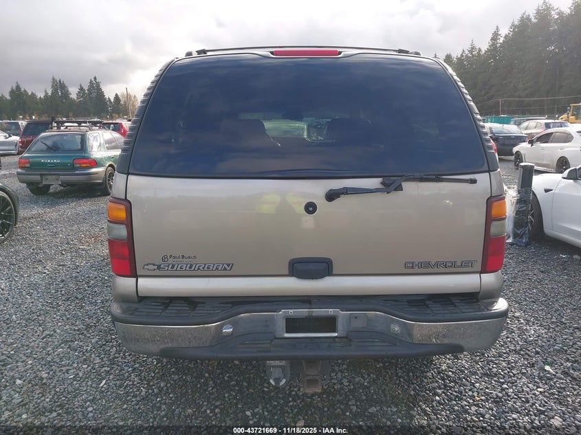 2002 Chevrolet Suburban 1500 Ls VIN: 1GNFK16T62J100409 Lot: 43721669