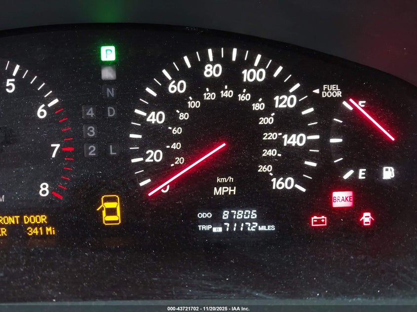 2003 Lexus Ls 430 VIN: JTHBN30F030099499 Lot: 43721702