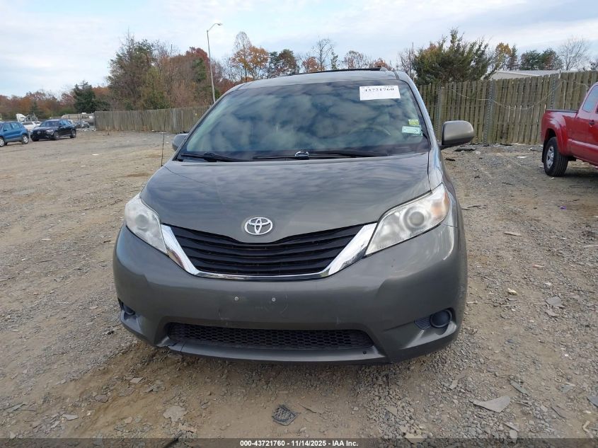 2011 Toyota Sienna Le VIN: 5TDJK3DC3BS020621 Lot: 43721760
