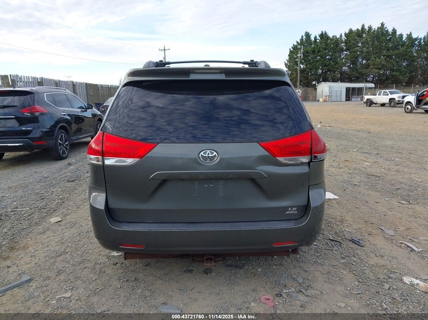 2011 Toyota Sienna Le VIN: 5TDJK3DC3BS020621 Lot: 43721760
