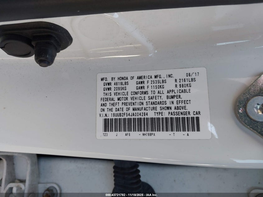 19UUB2F54JA004284 2018 ACURA TLX photo no. 9