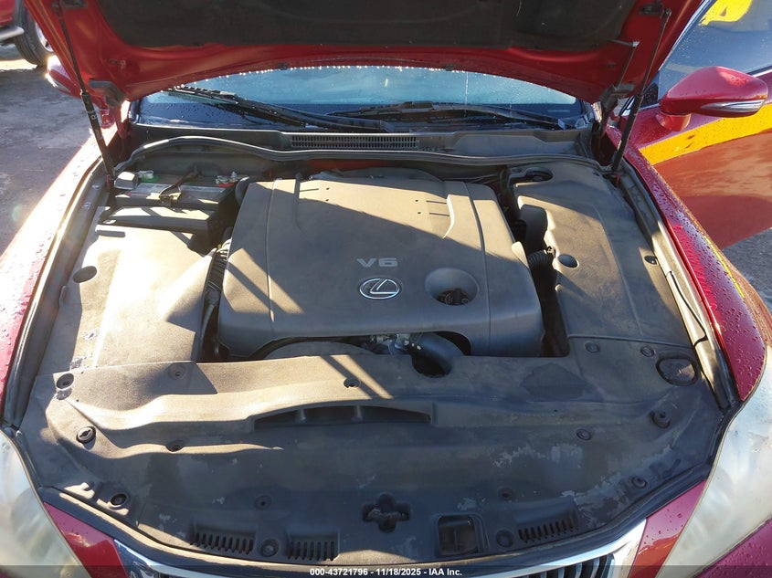 2009 Lexus Is 250 VIN: JTHBK262192091321 Lot: 43721796