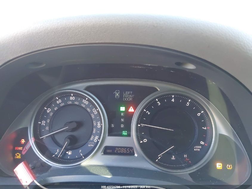 2009 Lexus Is 250 VIN: JTHBK262192091321 Lot: 43721796