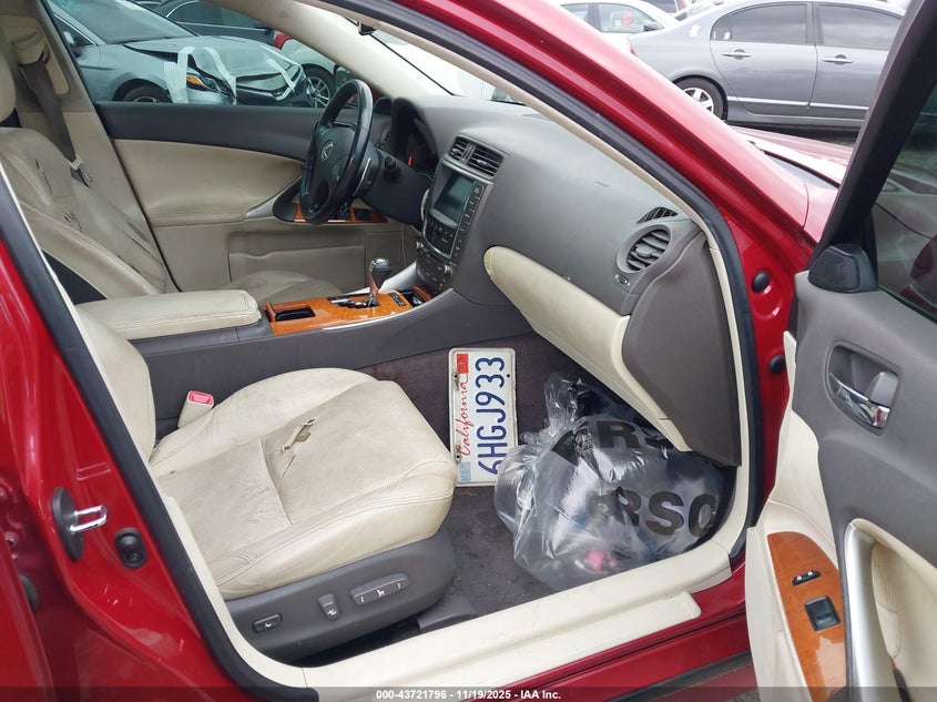 JTHBK262192091321 2009 LEXUS IS photo no. 5