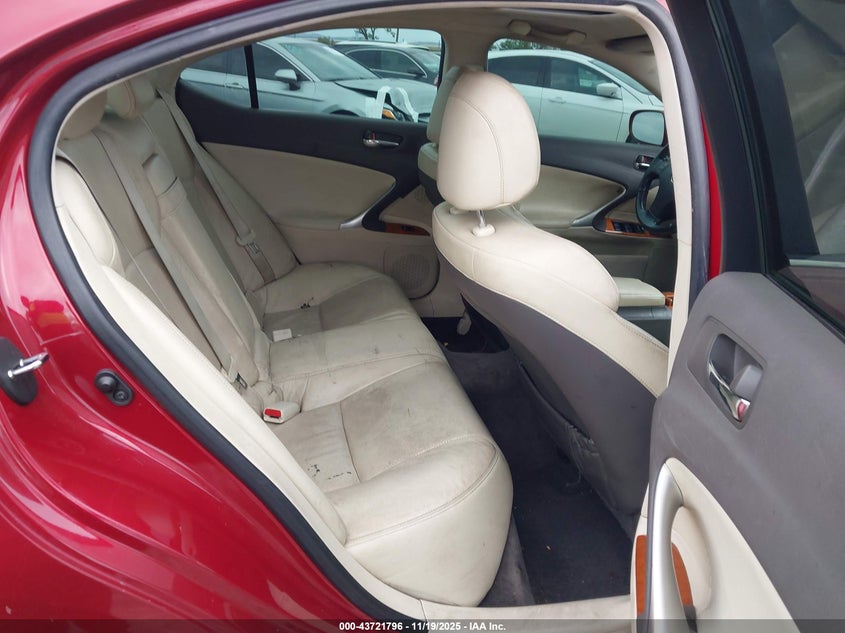 2009 Lexus Is 250 VIN: JTHBK262192091321 Lot: 43721796
