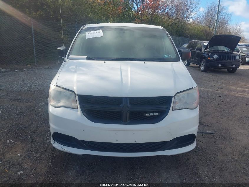 2013 Ram Cargo Tradesman VIN: 2C4JRGAG0DR731330 Lot: 43721831