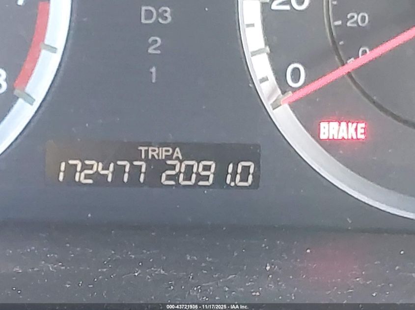 2009 Honda Accord 2.4 Ex VIN: 1HGCS12789A000523 Lot: 43721936